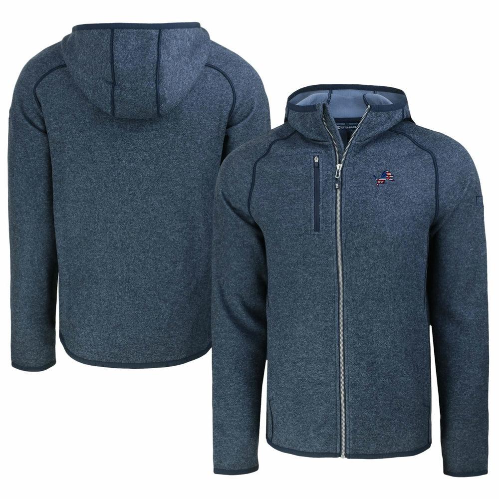 Detroit Lions Cutter & Buck Americana Mainsail Full-Zip Hooded Jacket