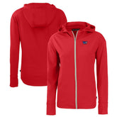 Washington Commanders Cutter & Buck Women's Daybreak Eco Recycled Full-Zip Hoodie