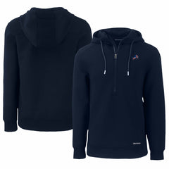 Detroit Lions Cutter & Buck Americana Roam Eco Half-Zip Recycled Pullover Hoodie