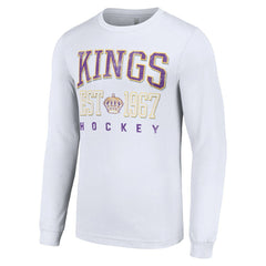 Los Angeles Kings Starter Retro Graphic Long Sleeve Crew T-Shirt Outlet