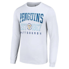 Pittsburgh Penguins Starter Retro Graphic Long Sleeve Crew T-Shirt Discount