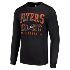 Philadelphia Flyers Starter Retro Graphic Long Sleeve Crew T-Shirt Sale