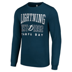 Tampa Bay Lightning Starter Logo Graphic Long Sleeve T-Shirt For Sale