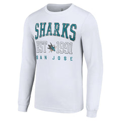 San Jose Sharks Starter Logo Graphic Long Sleeve T-Shirt Outlet