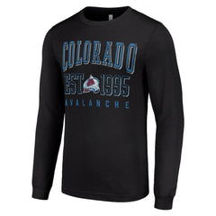 Colorado Avalanche Starter Logo Graphic Long Sleeve T-Shirt Sale