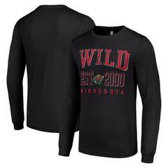 Minnesota Wild Starter Logo Graphic Long Sleeve T-Shirt Sale
