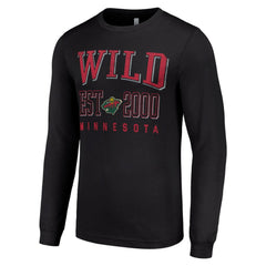 Minnesota Wild Starter Logo Graphic Long Sleeve T-Shirt Sale