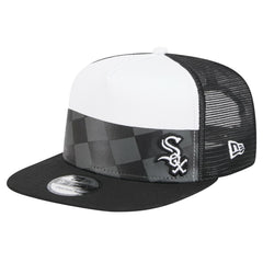 Chicago White Sox New Era Checkmate Trucker 9FIFTY Snapback Hat | MLB New