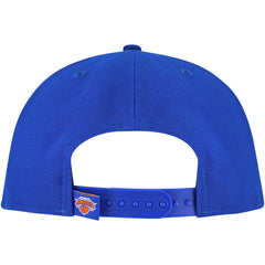 New York Knicks Oversized Puff Print Logo Golfer Snapback Hat Discount