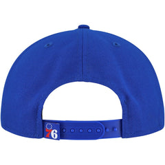Philadelphia 76ers Oversized Puff Print Logo Golfer Snapback Hat Online