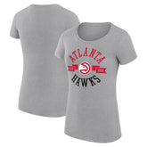 Atlanta Hawks G-III 4Her by Carl Banks Women's Super-Slim Fit Lightweight Large City Logo T-Shirt Discount