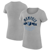 Memphis Grizzlies G-III 4Her by Carl Banks Women's Super-Slim Fit Lightweight Large City Logo T-Shirt On Sale