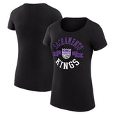 Sacramento Kings G-III 4Her by Carl Banks Women's Super-Slim Fit Lightweight Large City Logo T-Shirt On Sale