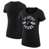 San Antonio Spurs G-III 4Her by Carl Banks Women's Super-Slim Fit Lightweight Large City Logo T-Shirt Discount