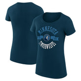Minnesota Timberwolves G-III 4Her by Carl Banks Women's Super-Slim Fit Lightweight Large City Logo T-Shirt Discount