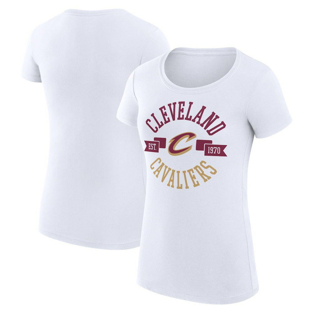 Cleveland Cavaliers G-III 4Her by Carl Banks Women's Super-Slim Fit Lightweight Large City Logo T-Shirt Discount