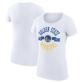 Golden State Warriors G-III 4Her by Carl Banks Women's Super-Slim Fit Lightweight Large City Logo T-Shirt sale On Sale