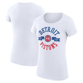 Detroit Pistons G-III 4Her by Carl Banks Women's Super-Slim Fit Lightweight Large City Logo T-Shirt sale Online