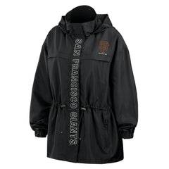 San Francisco Giants WEAR by Erin Andrews Women's Full-Zip Windbreaker Hoodie Jacket | MLB Discount
