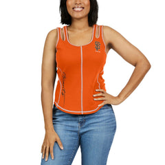 San Francisco Giants WEAR by Erin Andrews Women's Contrast Stitch Tank Top | MLB Outlet