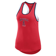 Los Angeles Angels WEAR by Erin Andrews Women's Colorblock Racerback Tank Top | MLB Near me