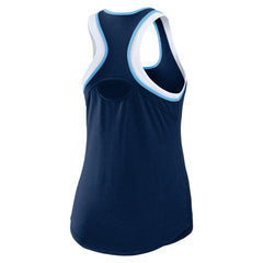 Tampa Bay Rays WEAR by Erin Andrews Women's Colorblock Racerback Tank Top | MLB On Sale
