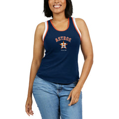 Houston Astros WEAR by Erin Andrews Women's Colorblock Racerback Tank Top | MLB On Sale