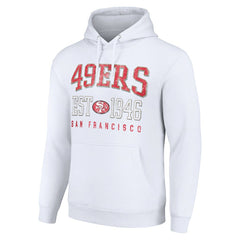 San Francisco 49ers Starter Unisex Throwback Logo Pullover Hoodie