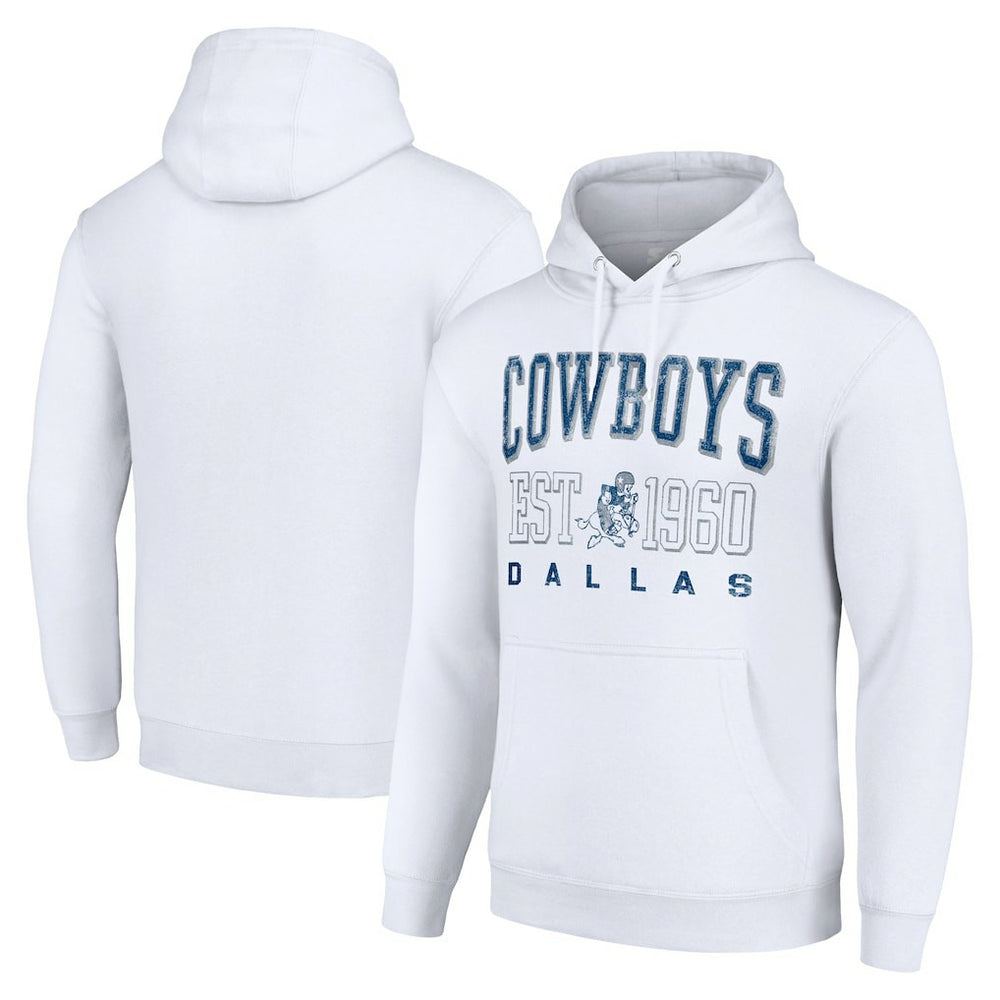 Dallas Cowboys Starter Unisex Throwback Logo Pullover Hoodie