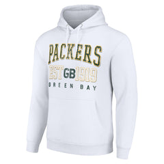 Green Bay Packers Starter Unisex Throwback Logo Pullover Hoodie