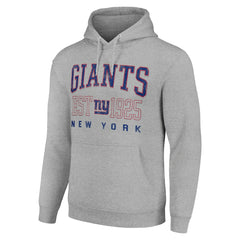 New York Giants Starter Unisex Throwback Logo Pullover Hoodie