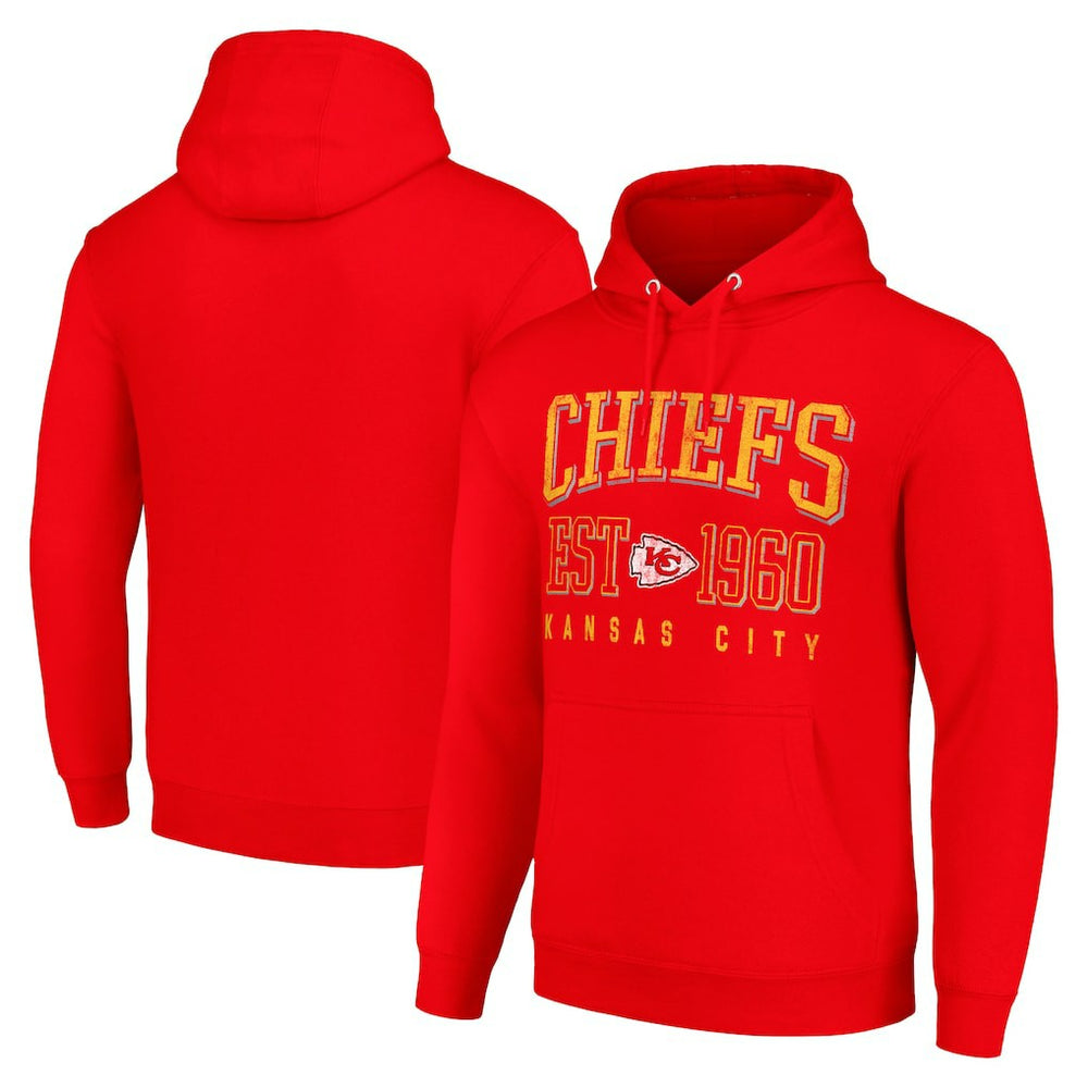 Kansas City Chiefs Starter Unisex Throwback Logo Pullover Hoodie