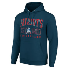 New England Patriots Starter Unisex Throwback Logo Pullover Hoodie