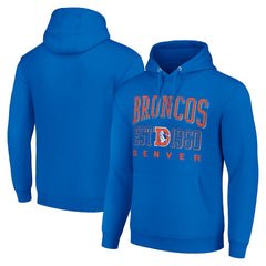 Denver Broncos Starter Unisex Throwback Logo Pullover Hoodie
