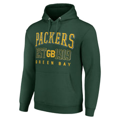 Green Bay Packers Starter Unisex Throwback Logo Pullover Hoodie