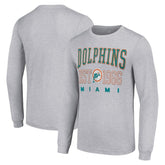 Miami Dolphins Starter Throwback Logo Long Sleeve T-Shirt