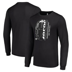 San Francisco 49ers Starter Half Helmet Logo Long Sleeve T-Shirt