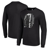 Miami Dolphins Starter Half Helmet Logo Long Sleeve T-Shirt