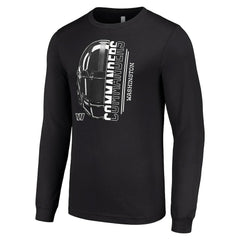 Washington Commanders Starter Half Helmet Logo Long Sleeve T-Shirt