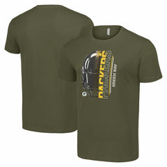 Green Bay Packers Starter Half Helmet Logo T-Shirt