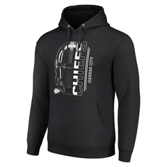 Kansas City Chiefs Starter Unisex Half Helmet Logo Pullover Hoodie