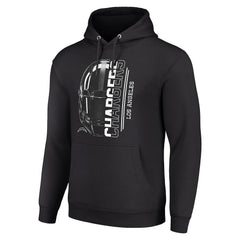 Los Angeles Chargers Starter Unisex Half Helmet Logo Pullover Hoodie