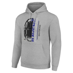 Baltimore Ravens Starter Unisex Half Helmet Logo Pullover Hoodie