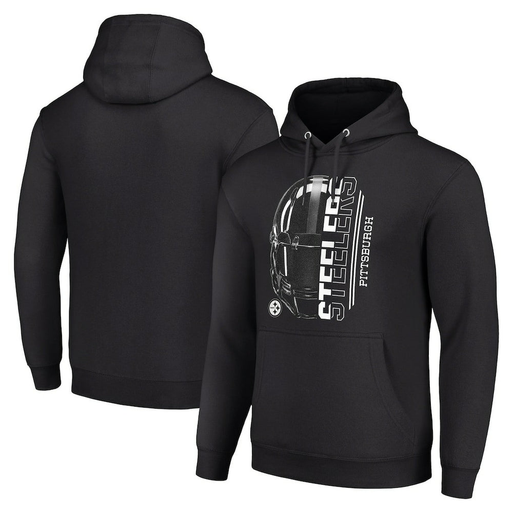 Pittsburgh Steelers Starter Unisex Half Helmet Logo Pullover Hoodie