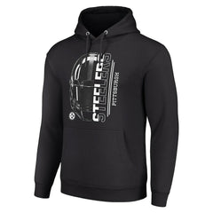 Pittsburgh Steelers Starter Unisex Half Helmet Logo Pullover Hoodie