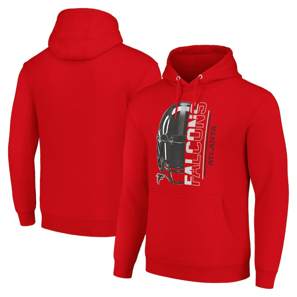 Atlanta Falcons Starter Unisex Half Helmet Logo Pullover Hoodie