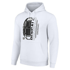 Cincinnati Bengals Starter Unisex Half Helmet Logo Pullover Hoodie