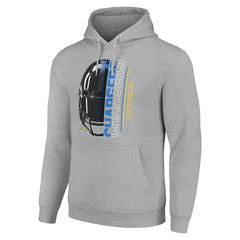 Los Angeles Chargers Starter Unisex Half Helmet Logo Pullover Hoodie