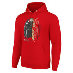 San Francisco 49ers Starter Unisex Half Helmet Logo Pullover Hoodie