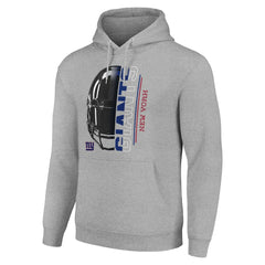 New York Giants Starter Unisex Half Helmet Logo Pullover Hoodie
